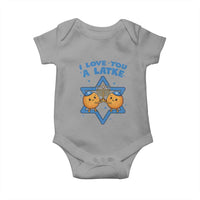 Funny Hanukkah Baby Onesie I Love You A Latke Gift - Wonder Print Shop