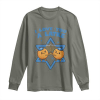 Funny Hanukkah Long Sleeve Shirt I Love You A Latke Gift - Wonder Print Shop