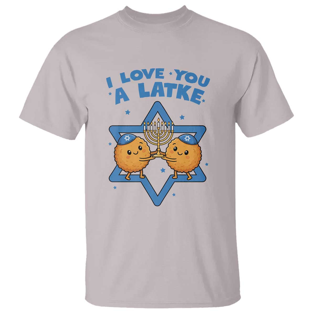 Funny Hanukkah T Shirt I Love You A Latke Gift - Wonder Print Shop
