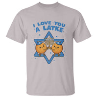 Funny Hanukkah T Shirt I Love You A Latke Gift - Wonder Print Shop