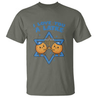 Funny Hanukkah T Shirt I Love You A Latke Gift - Wonder Print Shop
