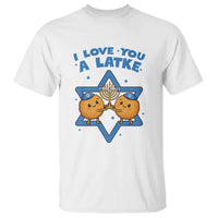 Funny Hanukkah T Shirt I Love You A Latke Gift - Wonder Print Shop