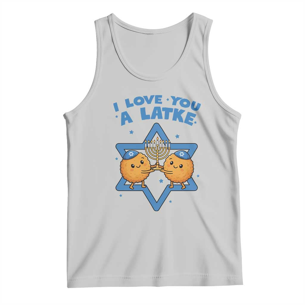 Funny Hanukkah Tank Top I Love You A Latke Gift - Wonder Print Shop
