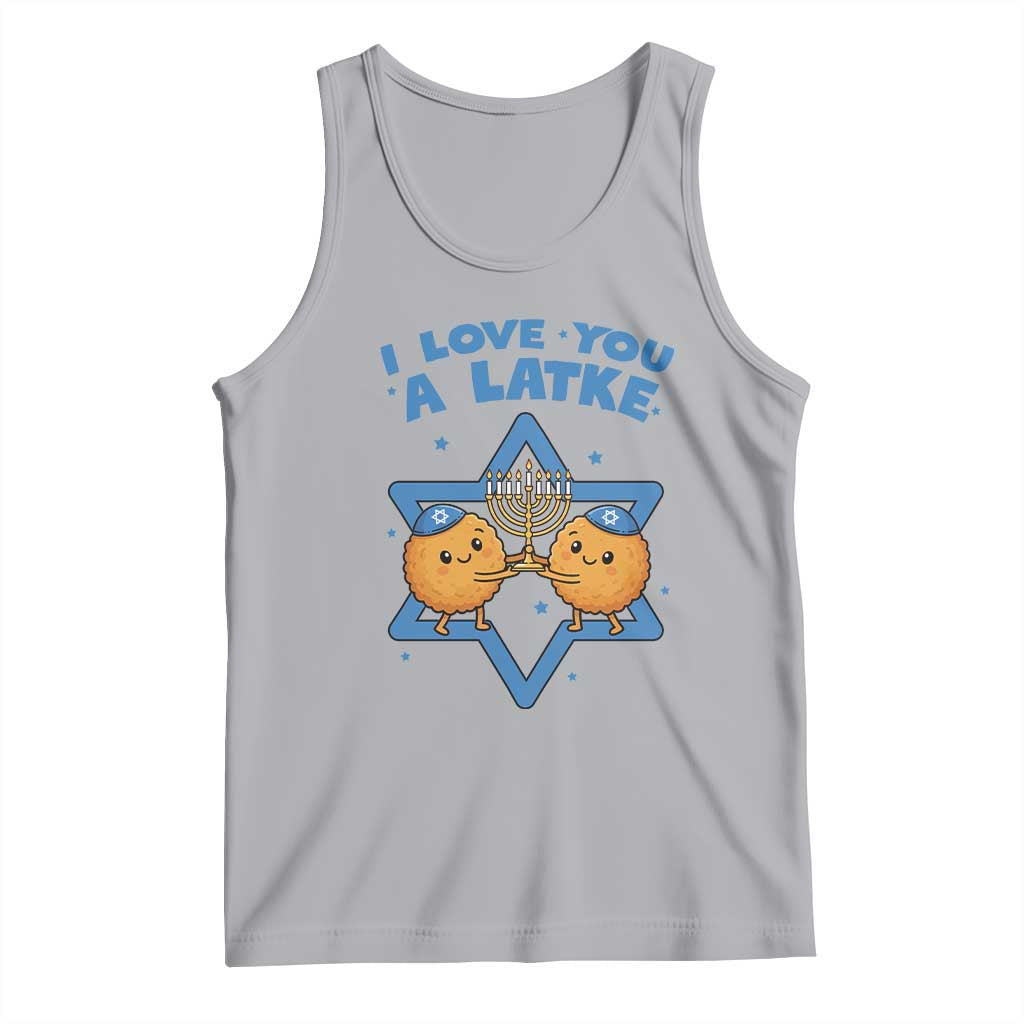Funny Hanukkah Tank Top I Love You A Latke Gift - Wonder Print Shop