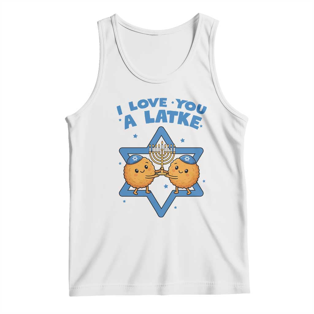 Funny Hanukkah Tank Top I Love You A Latke Gift - Wonder Print Shop