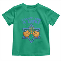 Funny Hanukkah Toddler T Shirt I Love You A Latke Gift - Wonder Print Shop