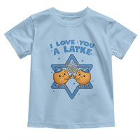 Funny Hanukkah Toddler T Shirt I Love You A Latke Gift - Wonder Print Shop