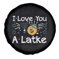 I Love You A Latke Spare Tire Cover Funny Hanukkah Gift For Latke Lover - Wonder Print Shop
