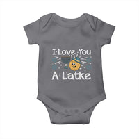 I Love You A Latke Baby Onesie Funny Hanukkah Gift For Latke Lover - Wonder Print Shop
