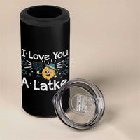 I Love You A Latke 4 in 1 Can Cooler Tumbler Funny Hanukkah Gift For Latke Lover - Wonder Print Shop