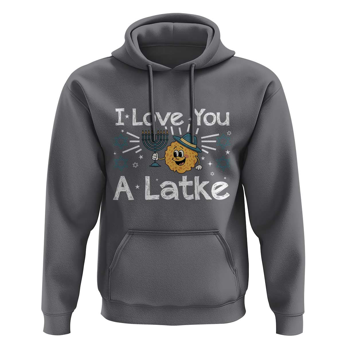 I Love You A Latke Hoodie Funny Hanukkah Gift For Latke Lover - Wonder Print Shop