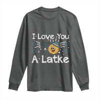 I Love You A Latke Long Sleeve Shirt Funny Hanukkah Gift For Latke Lover - Wonder Print Shop