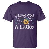 I Love You A Latke T Shirt Funny Hanukkah Gift For Latke Lover - Wonder Print Shop