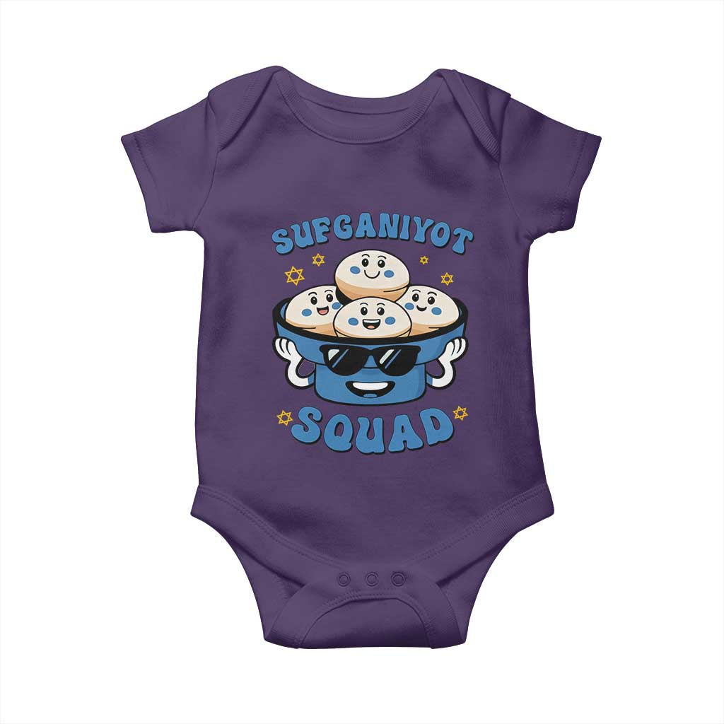 Hanukkah Sufganiyot Squad Baby Onesie Funny Jelly Donut Jewish Gift - Wonder Print Shop