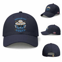 Hanukkah Sufganiyot Squad Baseball Cap Funny Jelly Donut Jewish Gift
