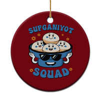 Hanukkah Sufganiyot Squad Ceramic Ornament Funny Jelly Donut Jewish Gift - Wonder Print Shop
