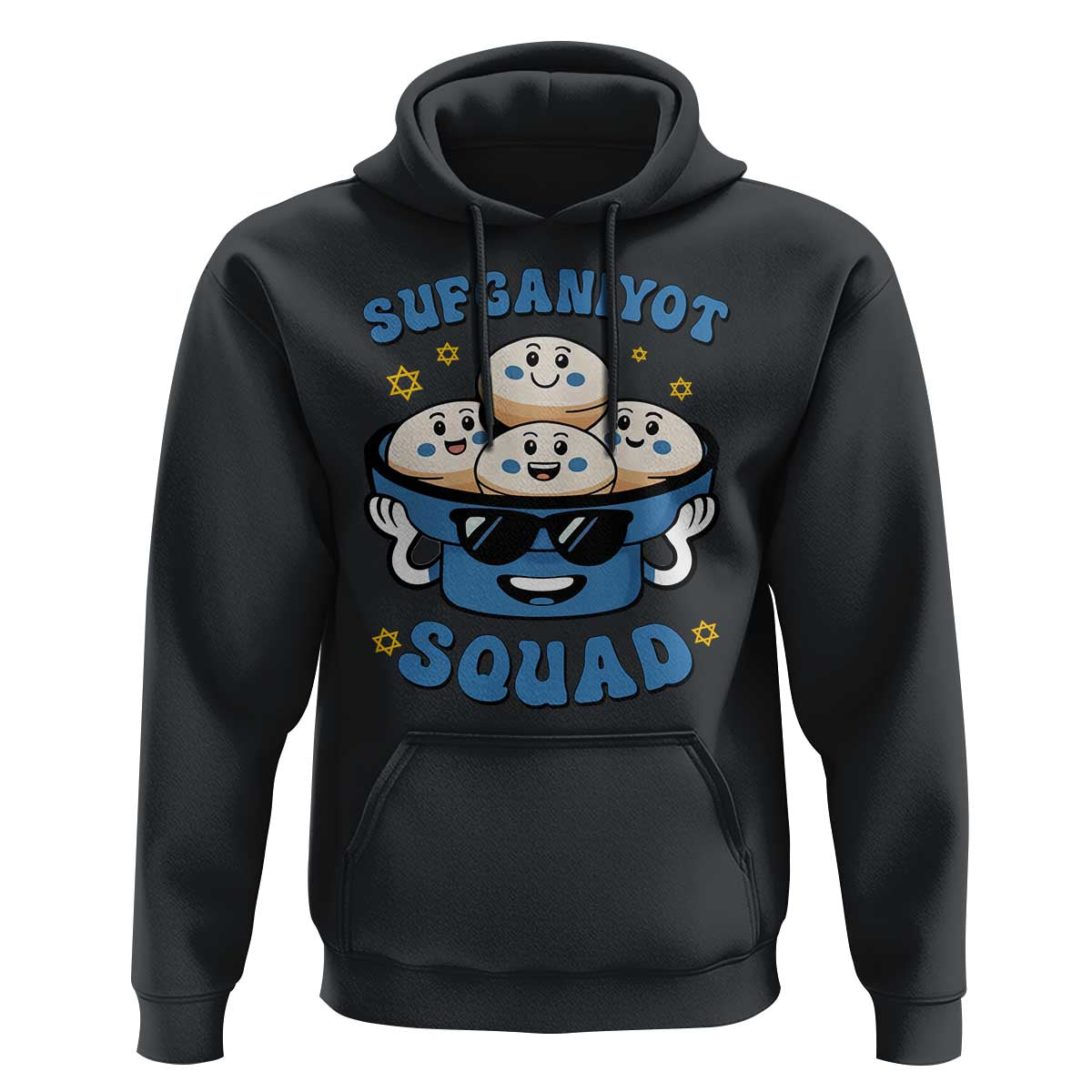 Hanukkah Sufganiyot Squad Hoodie Funny Jelly Donut Jewish Gift - Wonder Print Shop