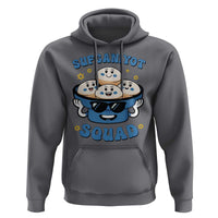 Hanukkah Sufganiyot Squad Hoodie Funny Jelly Donut Jewish Gift - Wonder Print Shop