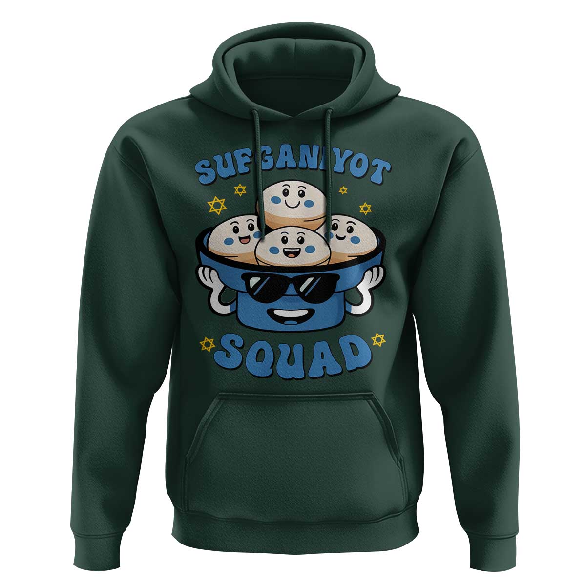 Hanukkah Sufganiyot Squad Hoodie Funny Jelly Donut Jewish Gift - Wonder Print Shop