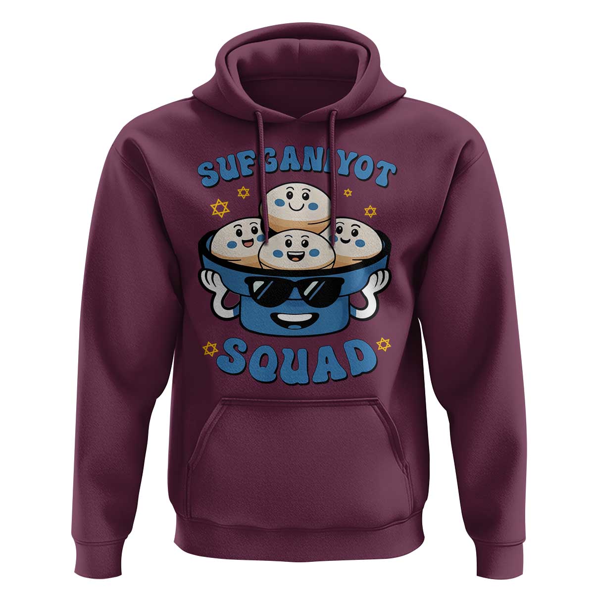 Hanukkah Sufganiyot Squad Hoodie Funny Jelly Donut Jewish Gift - Wonder Print Shop