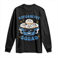 Hanukkah Sufganiyot Squad Long Sleeve Shirt Funny Jelly Donut Jewish Gift - Wonder Print Shop