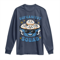 Hanukkah Sufganiyot Squad Long Sleeve Shirt Funny Jelly Donut Jewish Gift - Wonder Print Shop