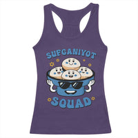 Hanukkah Sufganiyot Squad Racerback Tank Top Funny Jelly Donut Jewish Gift - Wonder Print Shop