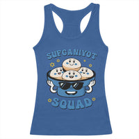 Hanukkah Sufganiyot Squad Racerback Tank Top Funny Jelly Donut Jewish Gift - Wonder Print Shop