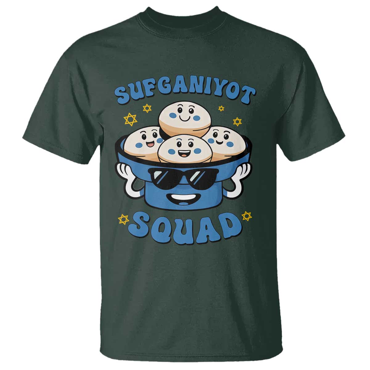 Hanukkah Sufganiyot Squad T Shirt Funny Jelly Donut Jewish Gift - Wonder Print Shop