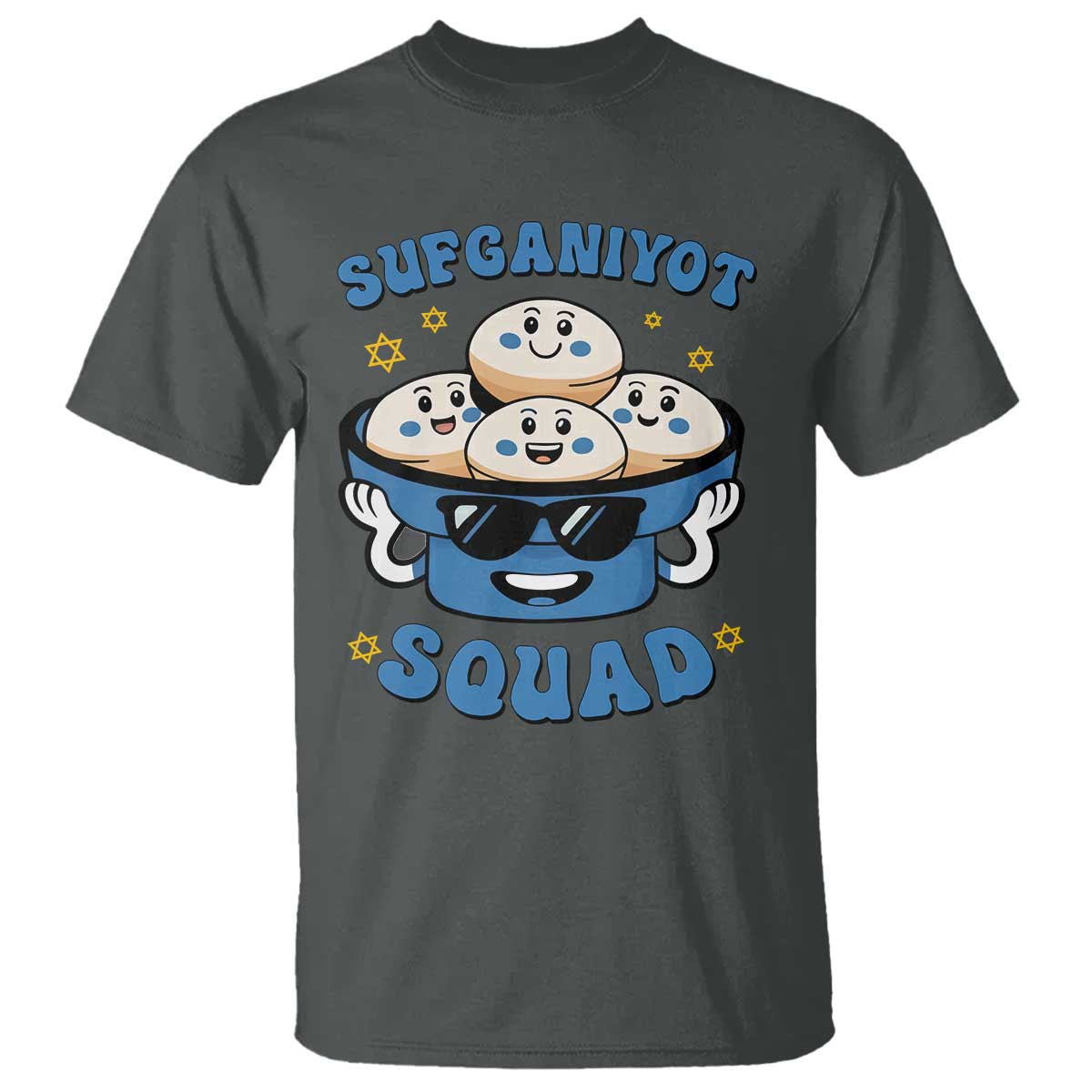 Hanukkah Sufganiyot Squad T Shirt Funny Jelly Donut Jewish Gift - Wonder Print Shop