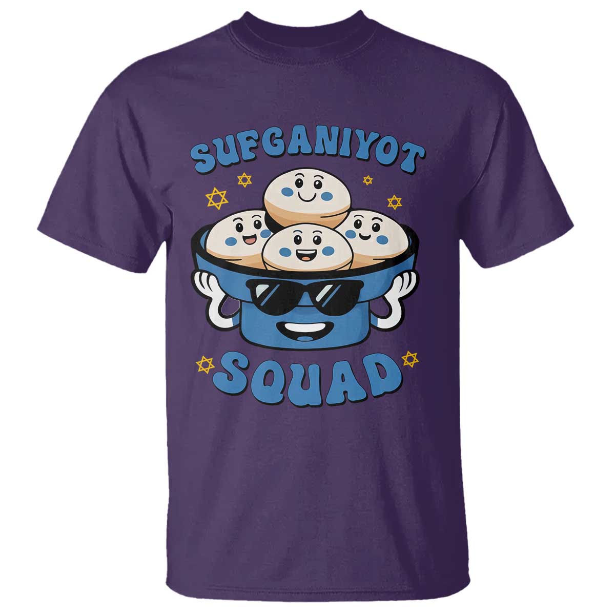 Hanukkah Sufganiyot Squad T Shirt Funny Jelly Donut Jewish Gift - Wonder Print Shop