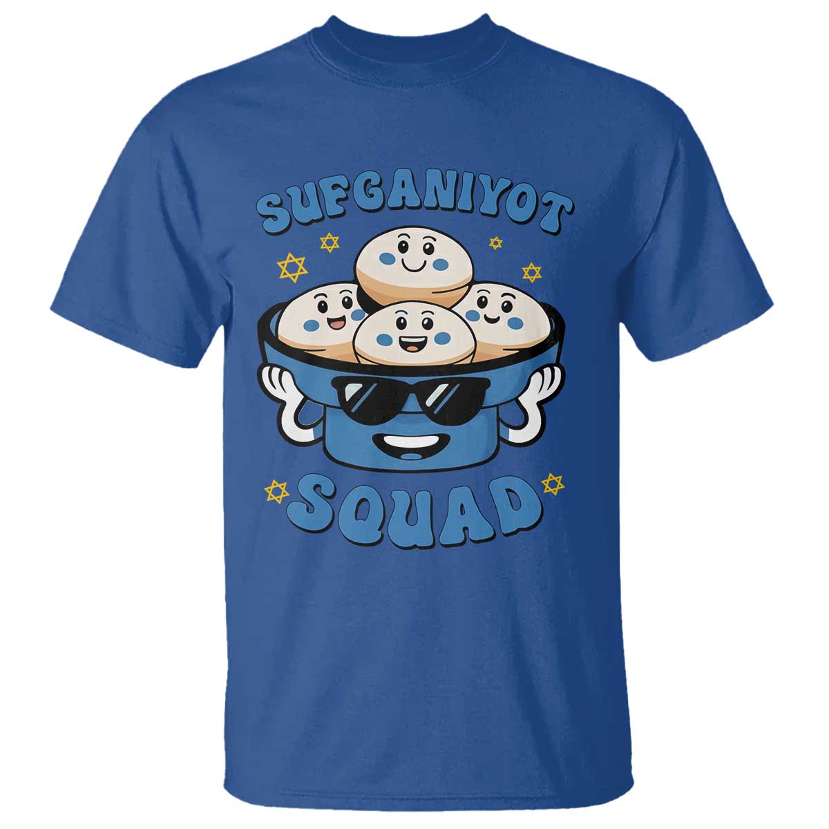 Hanukkah Sufganiyot Squad T Shirt Funny Jelly Donut Jewish Gift - Wonder Print Shop