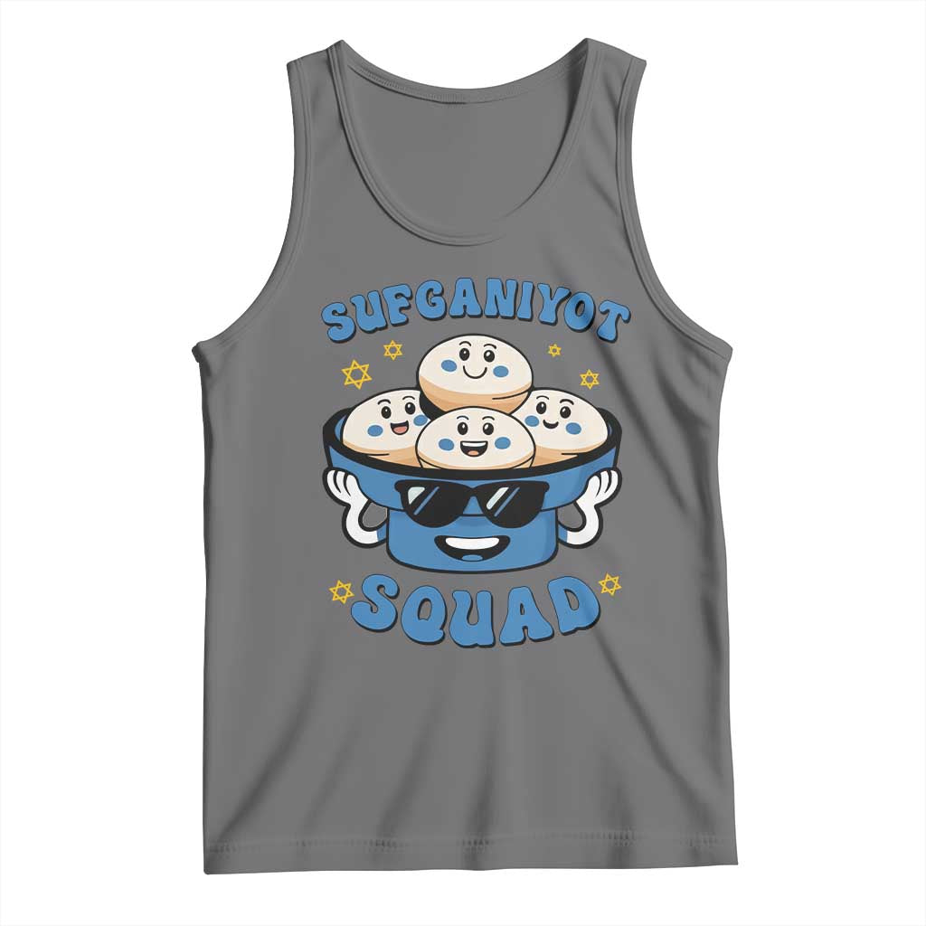 Hanukkah Sufganiyot Squad Tank Top Funny Jelly Donut Jewish Gift - Wonder Print Shop