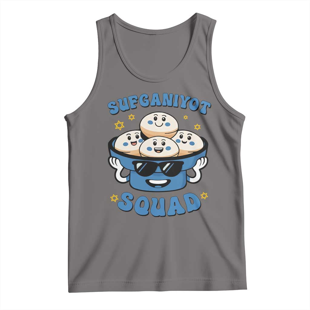 Hanukkah Sufganiyot Squad Tank Top Funny Jelly Donut Jewish Gift - Wonder Print Shop