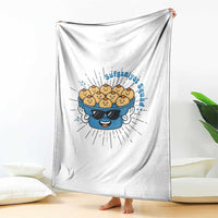 Funny Hanukkah Sufganiyah Jelly Donut Squad Gift Throw Blanket - Wonder Print Shop