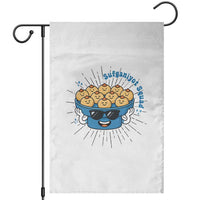 Funny Hanukkah Sufganiyah Jelly Donut Squad Gift Garden Flag - Wonder Print Shop