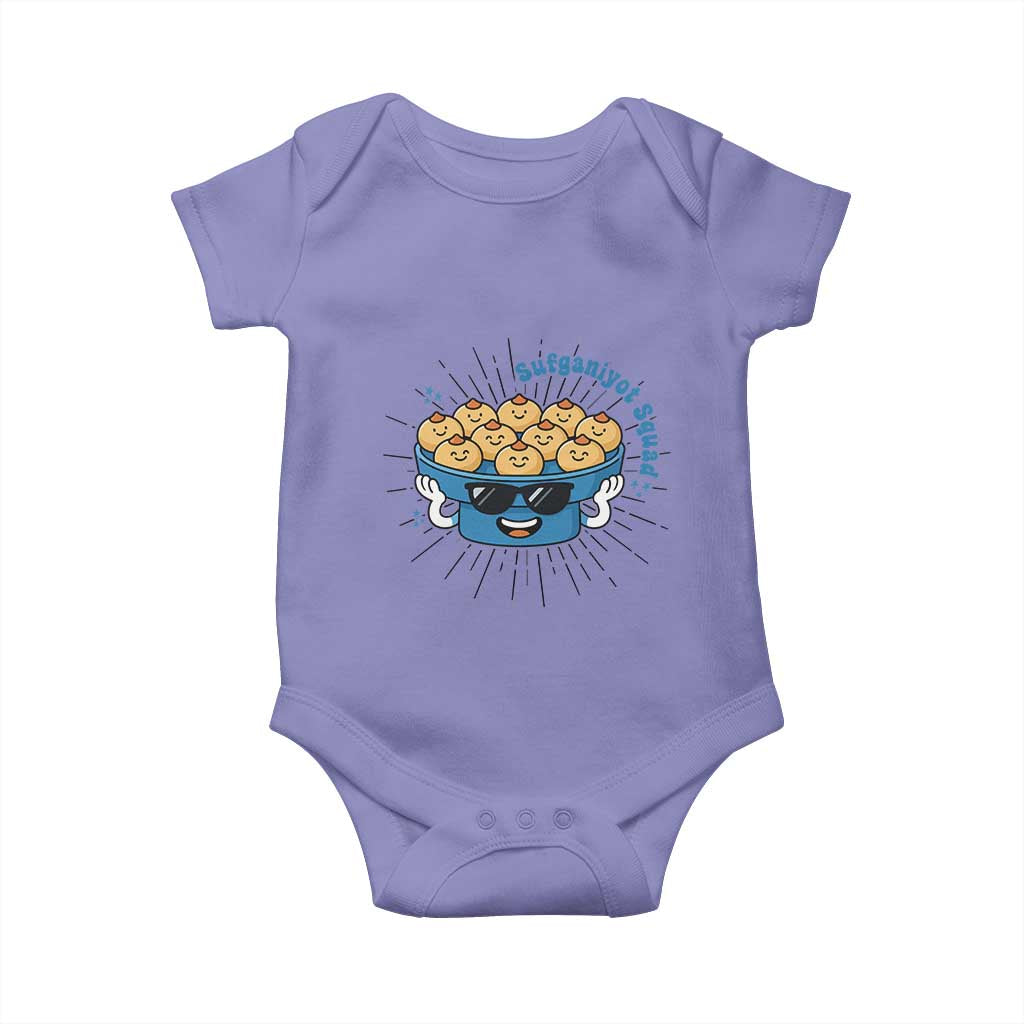 Funny Hanukkah Sufganiyah Jelly Donut Squad Gift Baby Onesie - Wonder Print Shop