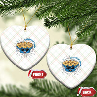 Funny Hanukkah Sufganiyah Jelly Donut Squad Gift Ceramic Ornament - Wonder Print Shop