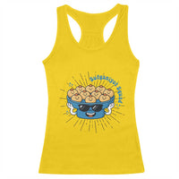 Funny Hanukkah Sufganiyah Jelly Donut Squad Gift Racerback Tank Top - Wonder Print Shop