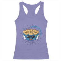 Funny Hanukkah Sufganiyah Jelly Donut Squad Gift Racerback Tank Top - Wonder Print Shop