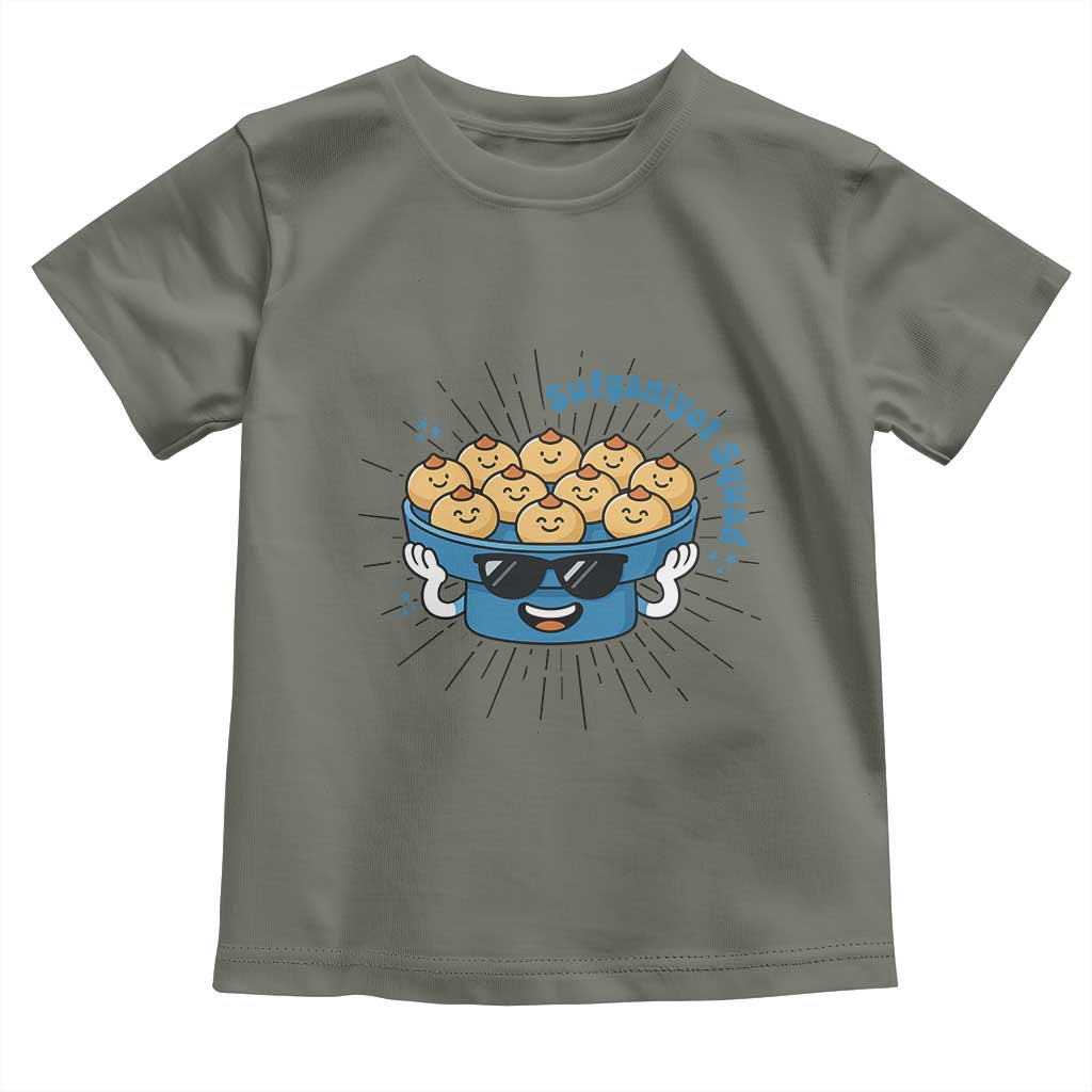 Funny Hanukkah Sufganiyah Jelly Donut Squad Gift Toddler T Shirt - Wonder Print Shop