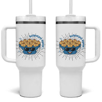 Funny Hanukkah Sufganiyah Jelly Donut Squad Gift Tumbler With Handle - Wonder Print Shop