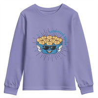 Funny Hanukkah Sufganiyah Jelly Donut Squad Gift Youth Sweatshirt - Wonder Print Shop