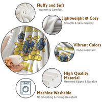 Funny Hanukkah Dreidel Throw Blanket This Is How I Roll Gift - Wonder Print Shop