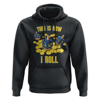 Funny Hanukkah Dreidel Hoodie This Is How I Roll Gift - Wonder Print Shop