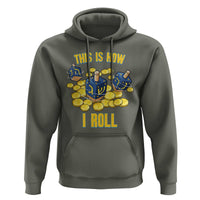 Funny Hanukkah Dreidel Hoodie This Is How I Roll Gift - Wonder Print Shop