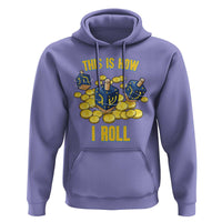 Funny Hanukkah Dreidel Hoodie This Is How I Roll Gift - Wonder Print Shop