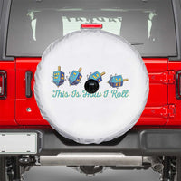 Hanukkah Dreidel Spare Tire Cover This Is How I Roll Jewish Holiday Gift - Wonder Print Shop