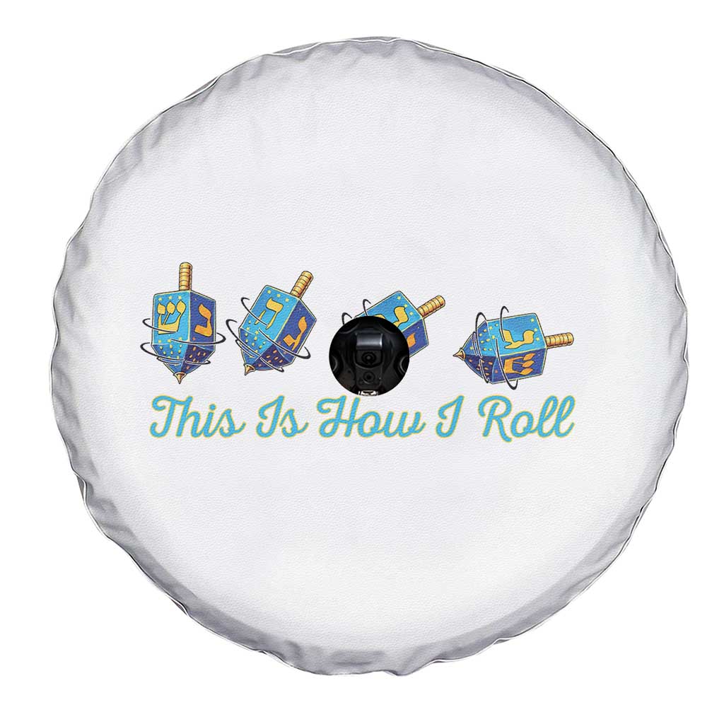 Hanukkah Dreidel Spare Tire Cover This Is How I Roll Jewish Holiday Gift - Wonder Print Shop