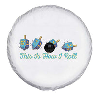 Hanukkah Dreidel Spare Tire Cover This Is How I Roll Jewish Holiday Gift - Wonder Print Shop